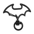 Bat-shaped Keychain Clasp