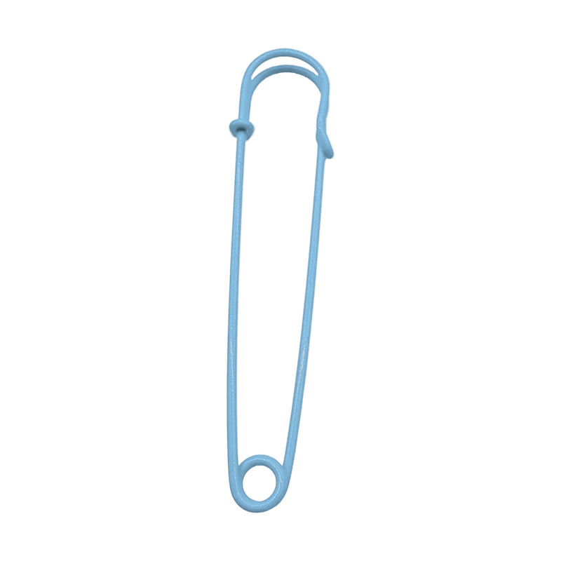 safe pin 2.95 inch — light blue