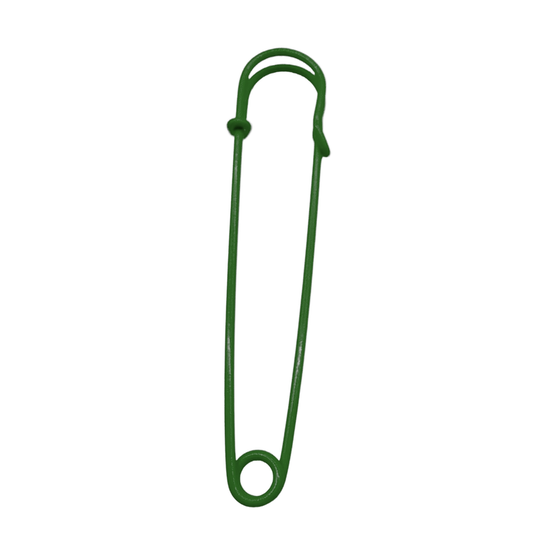 safe pin 2.95 inch — dark green