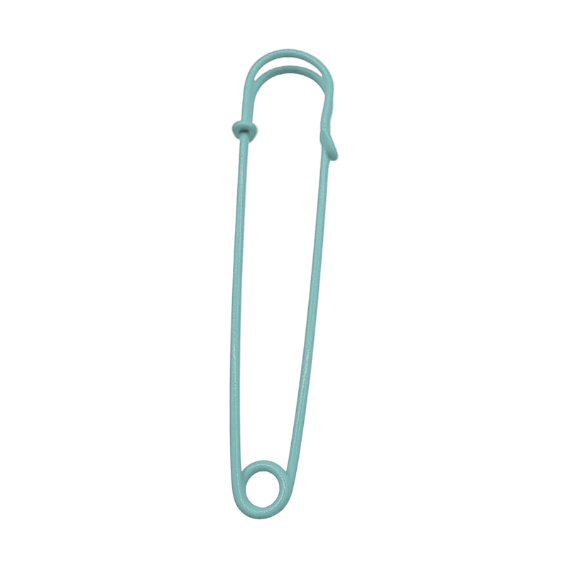 safe pin 2.95 inch — mint green
