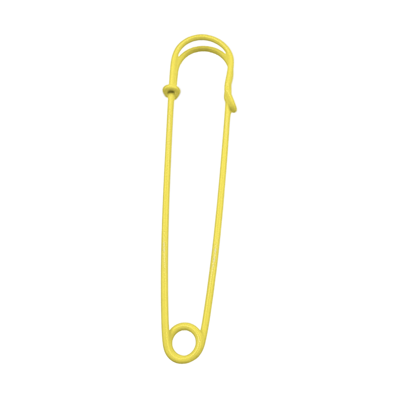 safe pin 2.95 inch — yellow