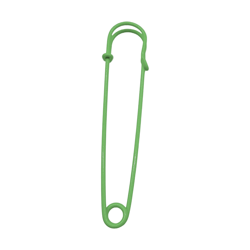 safe pin 2.95 inch — light green