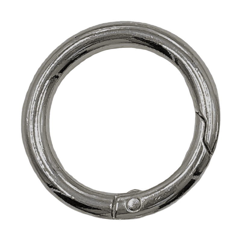 metal keyring — silver