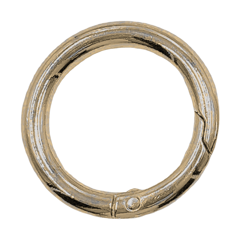 metal keyring — light gold