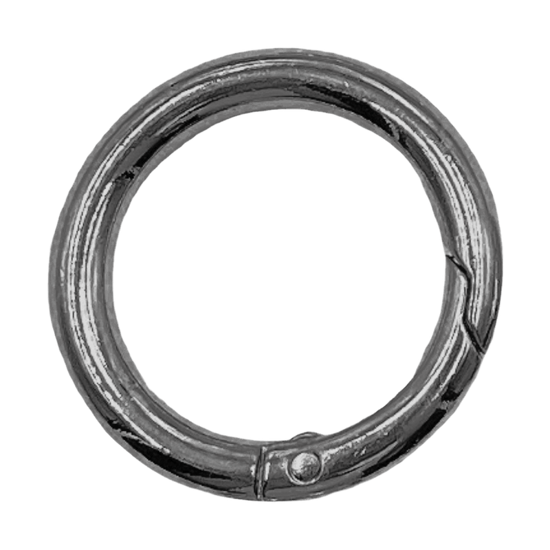 metal keyring — Gunmetal